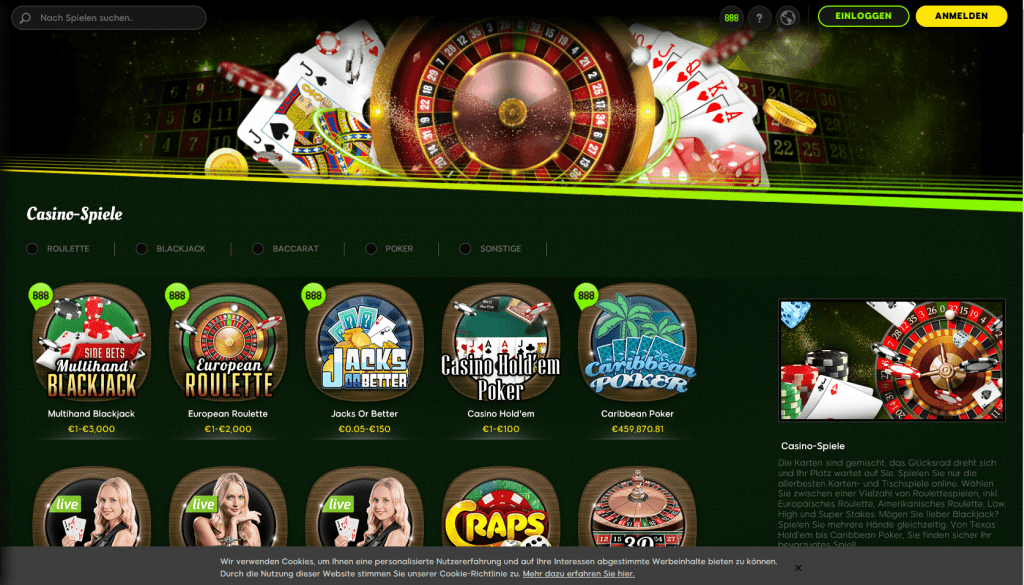 888 Casino Review